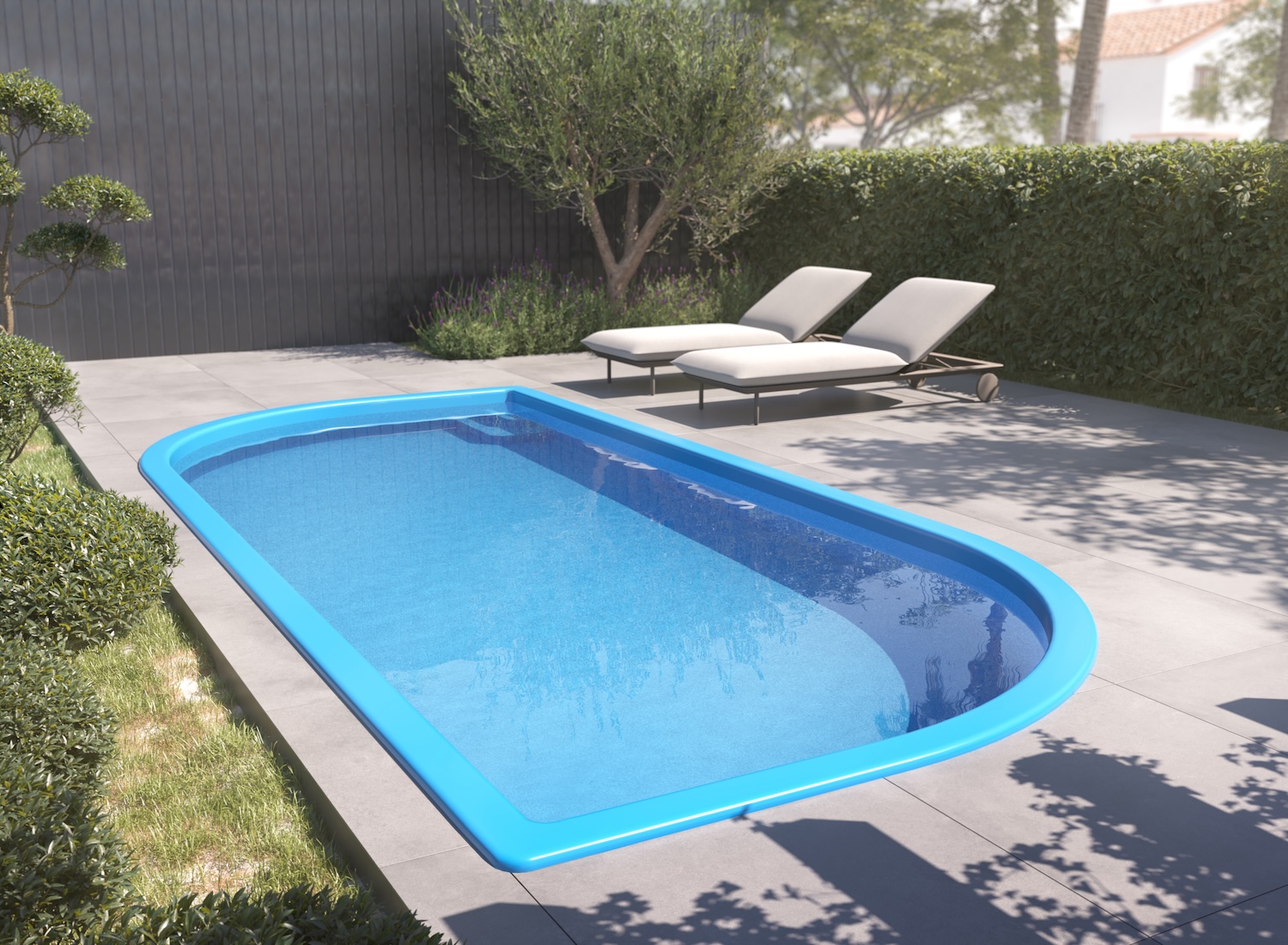 Piscinas Beluga - Modelo Héstia - Cena 3D