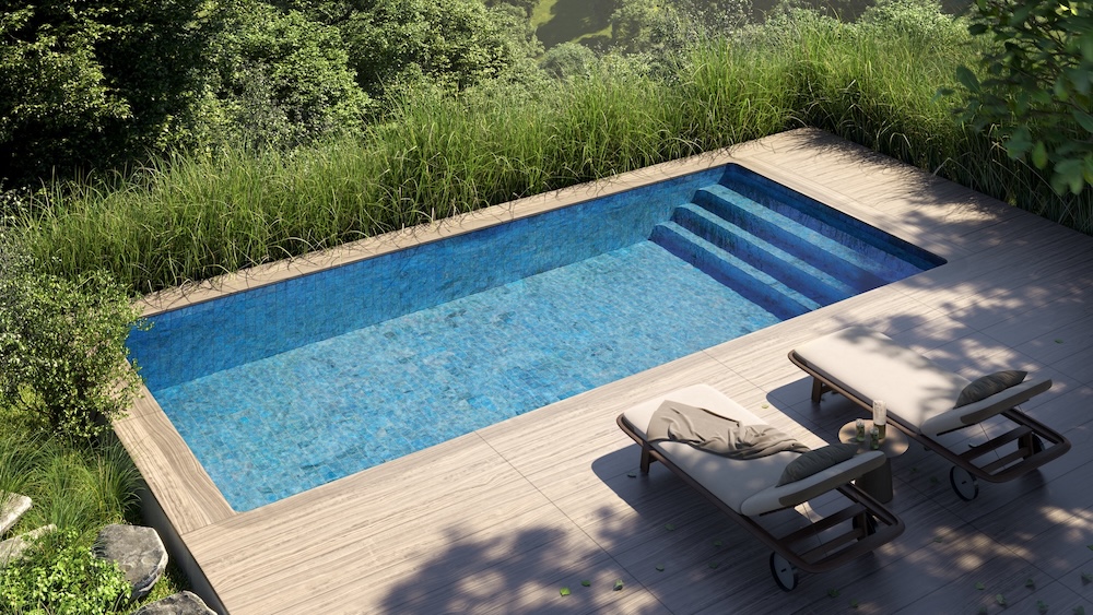 Piscinas Beluga - Linha Nobile - Modelo Afrodite - Cena 3D